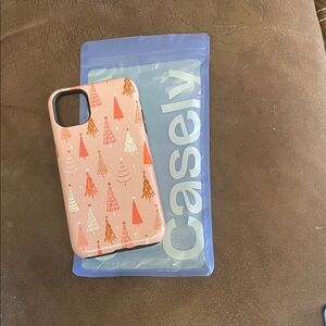 Casely Pink and Orange Tree Pattern Phone Case